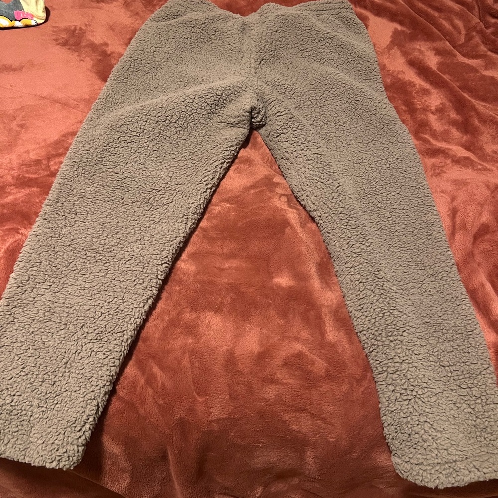 SKIMS TEDDY sweatpants and zip up hoodie  SIZE L